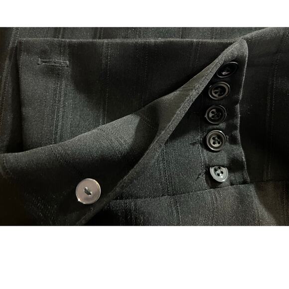 NWT LIME Black Pencil Skirt Women’s Size M Button High Waist Career Office - Picture 7 of 13